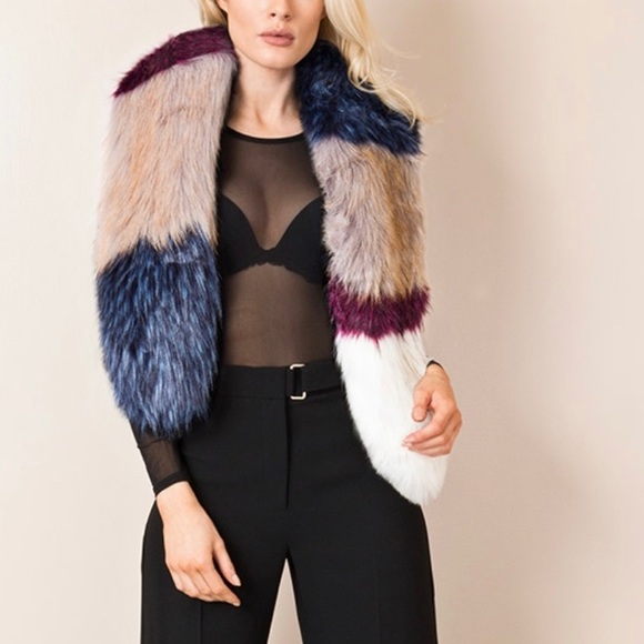 Jackets & Blazers - Fur Shaw / Fur Scarf